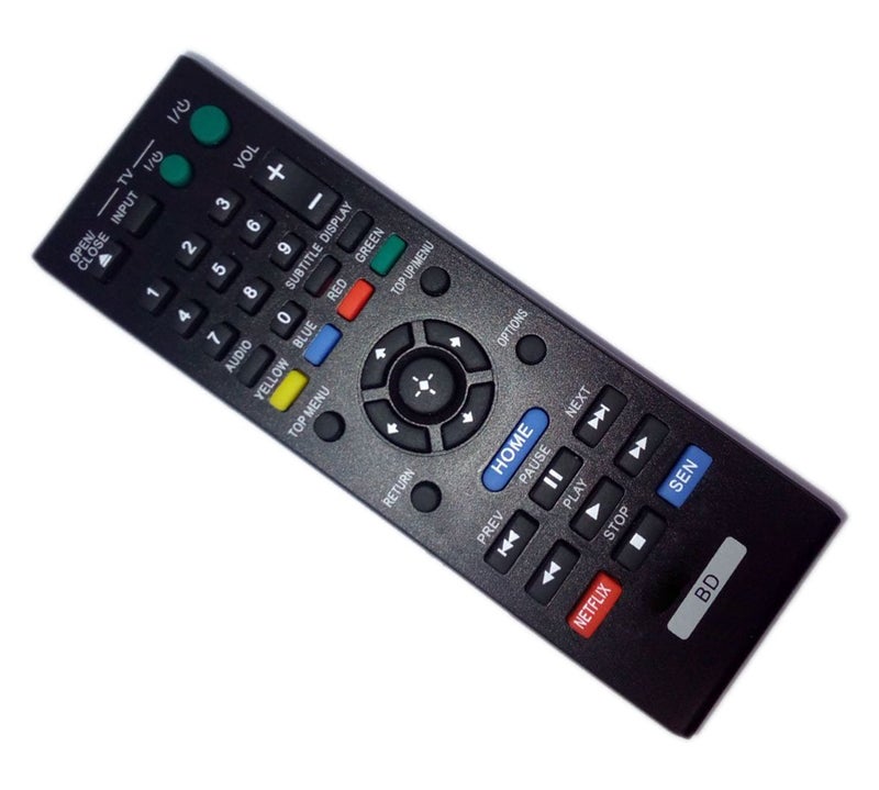 JustFine Replaced Remote Control Compatible for Sony BDP-S390 BDP-185C BDPS380 BDP-S3100 RMT-B116A BD Blu-Ray DVD Disc Player - Image 1